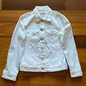 White Jean Lucky Brand Jacket Size Small